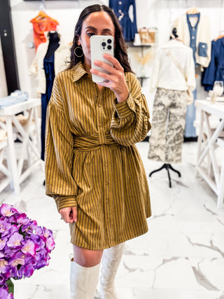 Super Soft Shirt Dress With Front Buttons