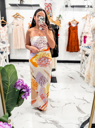 Paloma Sun Printed Skirt (Multi)