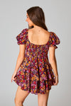 Tammy Ruffle Mini Dress (Forbidden) - Buddy Love