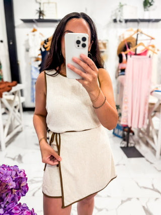 Linen Skort Set