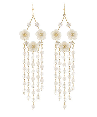 Valerie Fringe Earrings (Gold)
