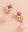 Vanessa Stone Teardrop Earrings (Pink)