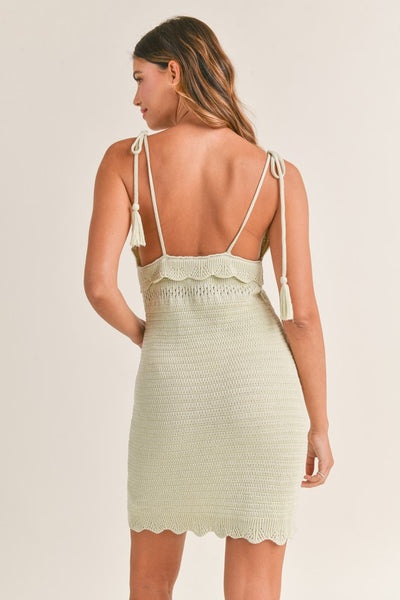 Days of Summer Knit Dress (Sage)