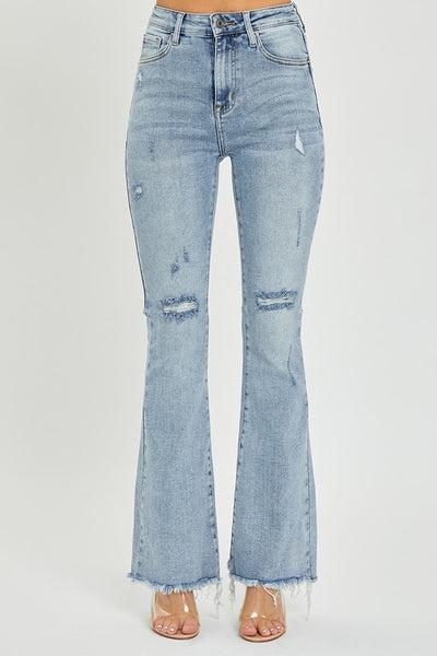 We Love Her Too Flare Jeans (Light Wash)