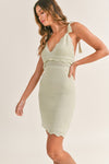 Days of Summer Knit Dress (Sage)