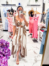 Salt & Sand Two Piece Skirt Set (Nude/Cream)
