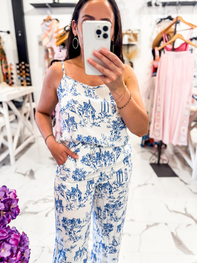 Velvet Hearts Pants and Cami Set