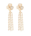 Layla Pearl Drop Earrings (Cream/Gold)