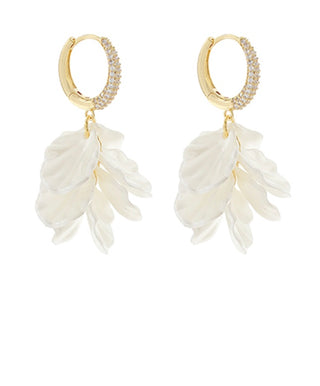 Sloane Pearl Earrings (Cream)