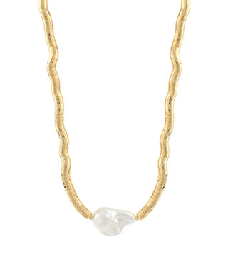 Celeste Snake Necklace (Gold)