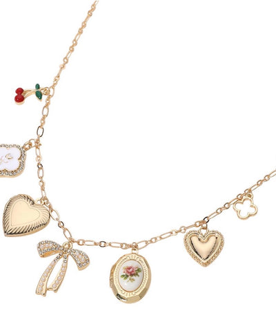 Margaret Charm Necklace (Gold)