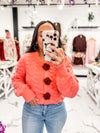 Bella V Boutique You’ll Be Alright Knit Cardigan (Coral)