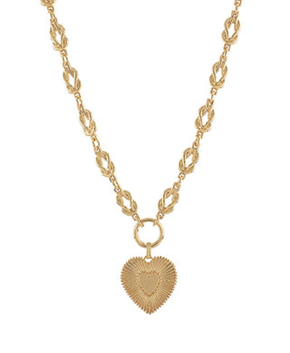 Peyton Pendant Necklace (Gold)