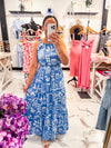 Barefoot in Paradise Printed Set Blue