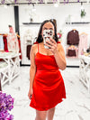 Worth A Million Mini Dress (Red)