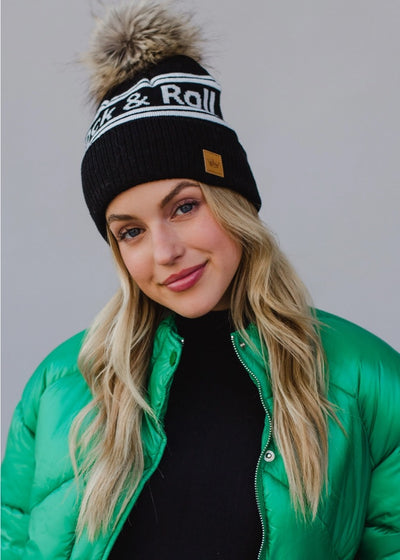 Rock & Roll Vibes Beanie (Black)