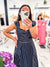 Saratoga Soiree A Line Dress (Navy)