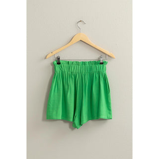 Bella V Boutique Linen Shorts With Stretch