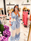 Blue and White Bohemian Outfit Ideas