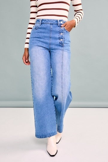 Latest And Greatest High Waisted Pants (Medium Wash)