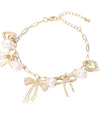 Eva Charm Chain Bracelet (Gold)