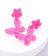 Mariposa Earrings (Hot Pink)