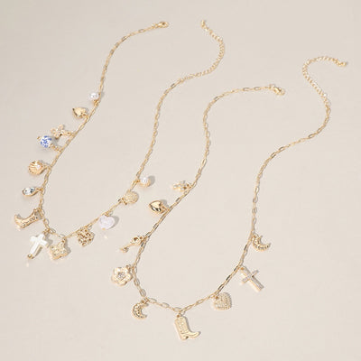 She's A Wild One Necklace (Gold)