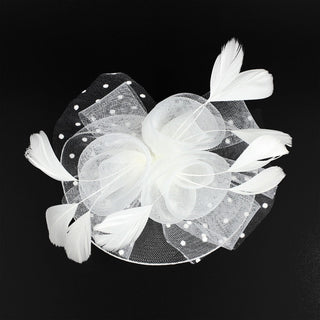 Reserved Seating Fascinator (White)