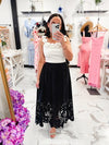 Embroidery Full Skirt