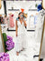Sweetie Bow Tie Maxi Dress (White/Blue)