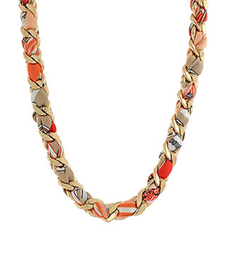 Kennedy Twist Scarf Chocker Necklace