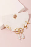 I Favor Pearls Earrings (Gold)