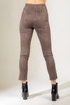 Everyday Essentials Suede Pants (Charcoal)