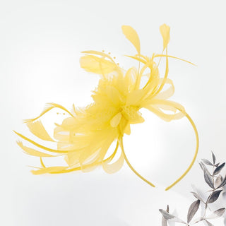 Easy Goer Fascinator (Yellow)