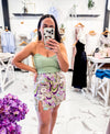 Blossom & Bloom Printed Skirt (Purple)