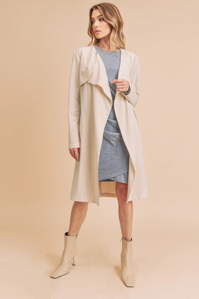 Old Money Luxe Duster Cardigan (Ivory)