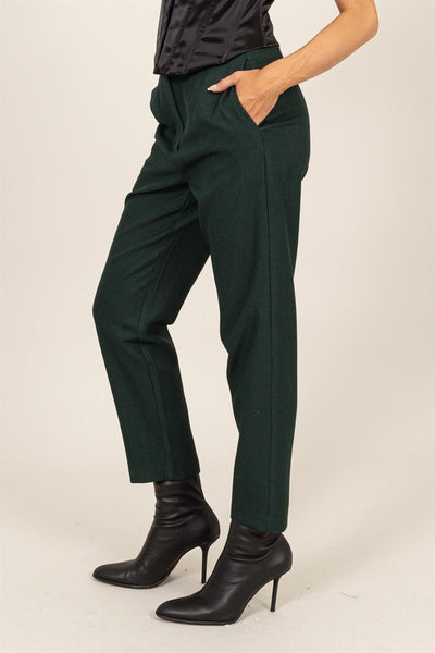 Gabriel High Rise Trousers (Green)