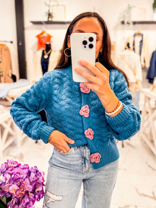 You’ll Be Alright Cardigan (Blue)