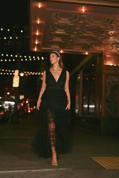 The Talk Of Town Tulle Dress (Black)