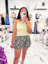 Bloom Behavior Flowy Shorts (Green)