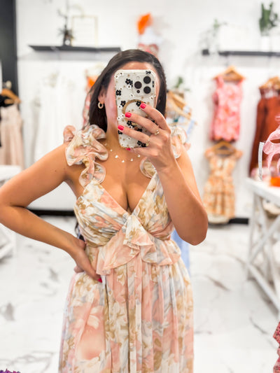 Call Me Yours Ruffle Dress (Pink)