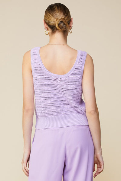 Total Confidence Knit Top (Lilac)