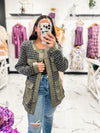 Fall Into Me Tweed Jacket (Olive)