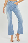 Nico High Rise Crop Jeans (Light Wash)