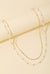 Hold My Pearls Layered Necklace (Gold)