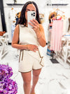 Linen Skort Cream Outfit Ideas