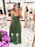 Havana Days Halter Maxi Dress (Olive)