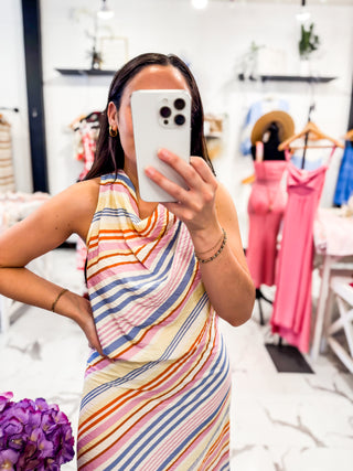 Rainbow top and skirt set