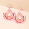 Fatima Beaded Drop Earrings