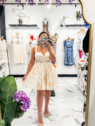 A Ray Of Sunshine Corset Dress (Yellow)